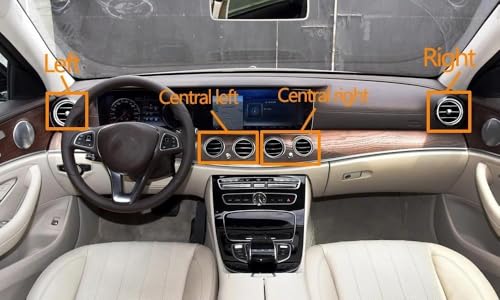 Rejilla de ventilación para Mercedes Benz Clase E W213 2016-2023, recambio original 2138308000 3