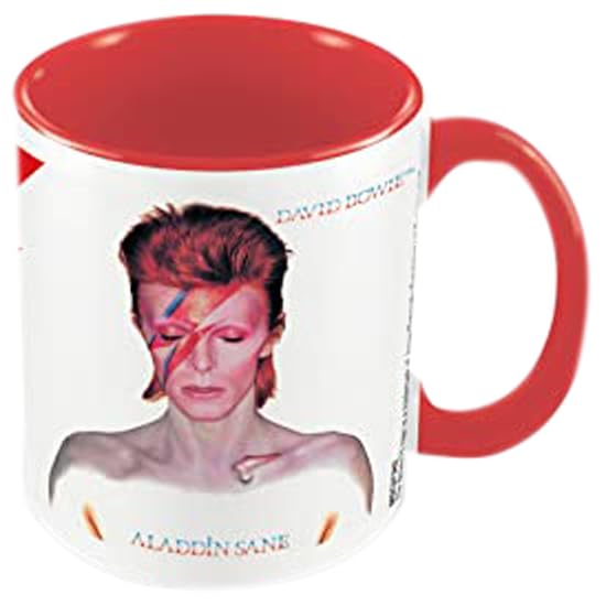 Pyramid International David Bowie Mug in Presentation Gift Box (Red Aladdin Sane Design) 11oz Ceramic Mug - Official Merchandise