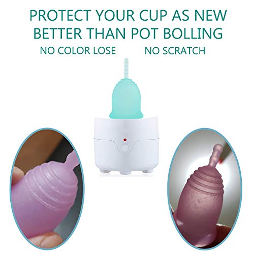 MR.A Menstrual Cup Steamer Machine for Cleaning Menstration Cups in 3 Mins – Nature Fragrance Free Menstrual Cup Wash Kit for Menstrual Disc – A Alternative Solution for Any Period Cup On Travel - Thumbnail 4