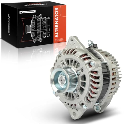 A-Premium Alternator Compatible with Nissan Murano 2015-2017, Pathfinder 2013-2017 & Infiniti QX60 2014-2016, JX35 2013, 2.5L 3.5L, 12V 150A 7-Groove Pulley Clockwise, Replace# 23100-3JA1A, A003TJ3991