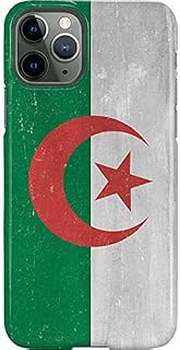 Skinit Lite Phone Case Compatible with iPhone 11 Pro - Officially Licensed Lifestyle Algeria Flag Distressed Design Green