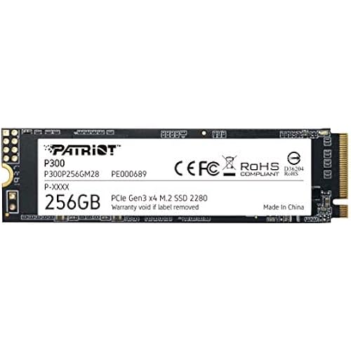 Patriot P300 M.2 PCIe Gen 3 x4 256GB Low-Power Consumption SSD