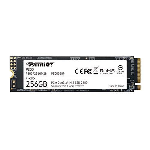 Patriot P300 M.2 PCIe Gen 3 x4 256GB Low-Power Consumption SSD - P300P256GM28