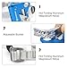 NewDoar Right Foot Ascender Riser Rock Climbing Tree Arborist Mountaineering Rappelling Quick Step Equipment CE Certified Climbing Device for 8~13MM Rope(Right Blue)
