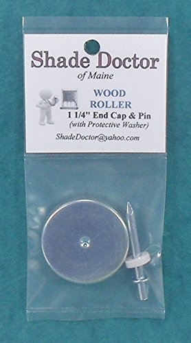 Shade Doctor Of Maine 1 1/4 Inch Window Shade Wood Roller End Cap And Pin From #TOP5