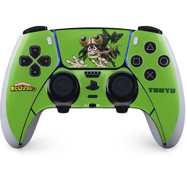Skinit Decal Gaming Skin Compatible with PS5 DualSense Edge Pro Controller - Officially Licensed My Hero Academia Tsuyu Season 5 Design