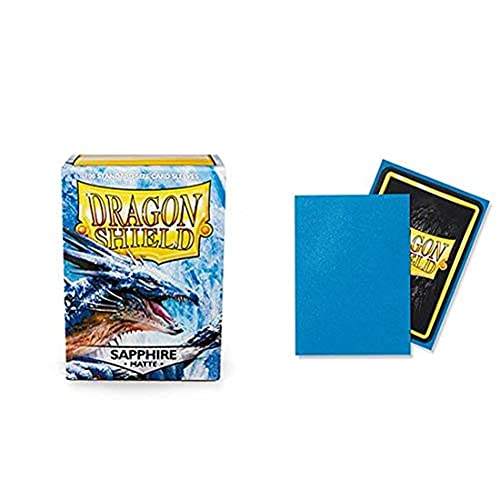 Image of Dragon Shield Matte Sapphire Standard Size 100 ct Card Sleeves Individual Pack