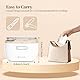 Elektrischer Nagelknipser, Nageltrimmer Nagelpolierer 2 in 1, Automatischer Elektrische Nagelknipserr 2 Geschwindigkeiten, Fingernagelknipser, Nagelfeile mit Licht, ManiküreSet Nagelknipser für Babys