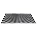 Anti-Fatigue Rubber Mat with Drainage Holes for Bar Kitchen Industrial Use, 150 x 90 cm (Black)