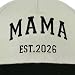 Mama est 2026 Trucker Hats for Women, Mother's Day Birthday Gifts Mom, Adjustable Limited Edition World's Best Grandma Baseball Cap