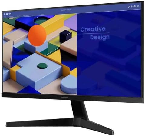 SAMSUNG Monitor S31C (S24C312), Flat, 24'', 1920x1080 (Full HD), IPS, 75 Hz, 5 ms, FreeSync, D-Sub, HDMI, Eye Saver Mode, Flicker Free