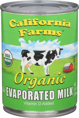 California Farm S Milk Evaporated Organic 12 oz (Pack of 12)