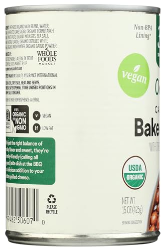 Image of 365 By Whole Foods Market, Organic Baked Beans, Campfire Style, 15 Ounce