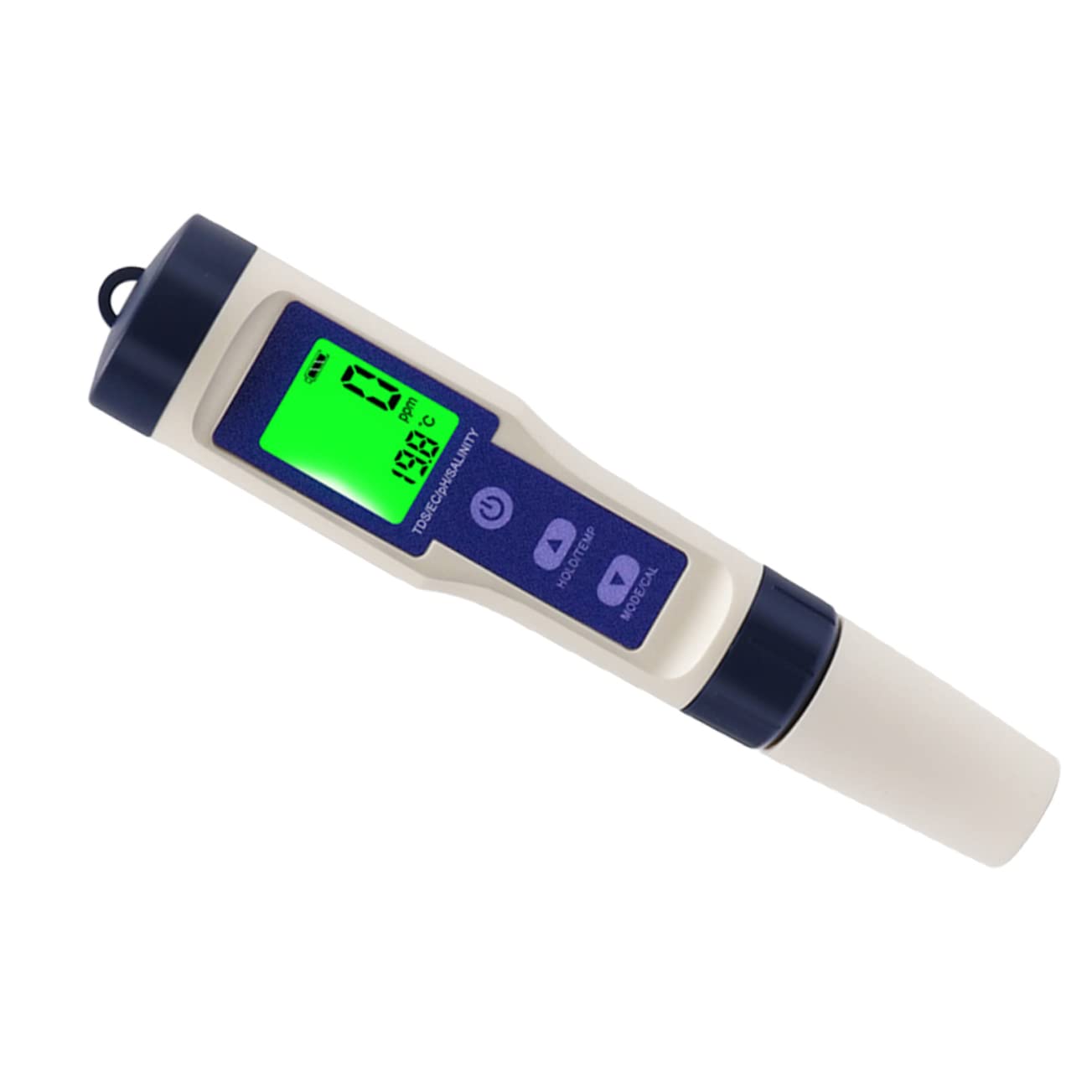 Cabilock Aquarium Digital Tester Water Quality with Backlight High Precision Digital for Saltwater Aquariums Pools Aquaculture