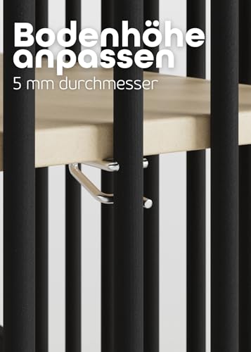 Sämann® Ersatzhaken verzinkt für Laufgitter 4 Stück kompatibel mit Sämann Laufstall, Geuther Laufstall, Höhenversteller, Bodenträger Haken