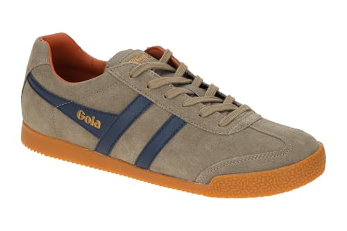 Image of Gola Equipe Suede - Sneakers for Men - Contrasting Wingflash - Heel Return - Durable Cupsole - Low Silhouette