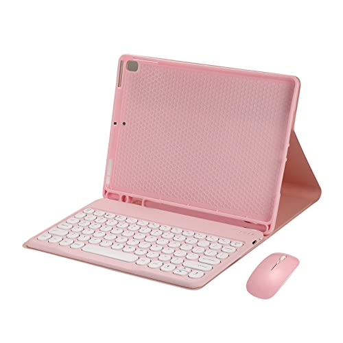 Funda con teclado y ratón Galaxy Tab S6 Lite, soporte antideslizante rosa 6