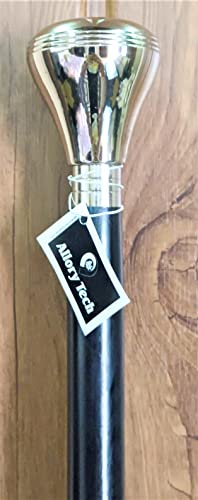 Antique Victorian Knob Brass Walking Stick Engraved Handle Cane Vintage Unique Design Wooden Walking Stick Cane Adjustable Walking Stick Medieval Replicas A Great Gift for Senior by AlloryTech