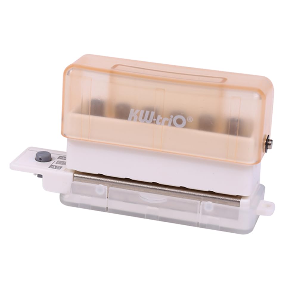Sunydog 6-Hole Paper Punch Handheld Mini Puncher Support Multiple 20/26/30 Hole Punching 5.5mm Aperture for A4 A5 B5 Notebook Scrapbook Diary Planner Calendars Agenda Greeting Card DIY Office Home โ image 1