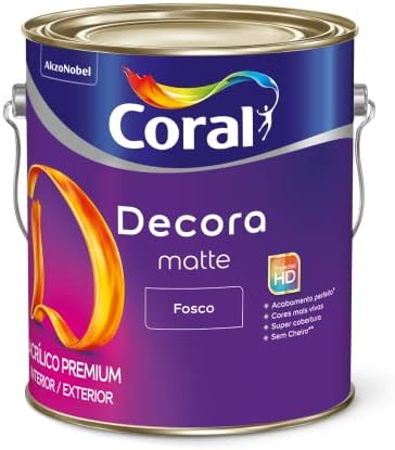 DECORA MATTE ALGODÃO EGÍPCIO 3,6L - CORAL