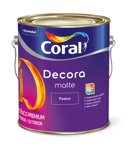 DECORA MATTE BRANCO 3,6L - CORAL