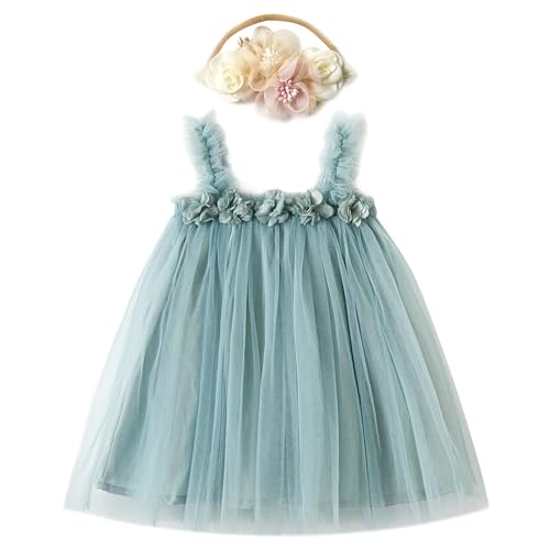 Materiale Confortevole: I vestiti per bambine sono realizzati in rivestimento in cotone morbido e tessuto in poliestere mesh. Il materiale è traspirante, confortevole e leggero, e non dovrai preoccuparti che si restringa o sbiadisca quando lo lavi