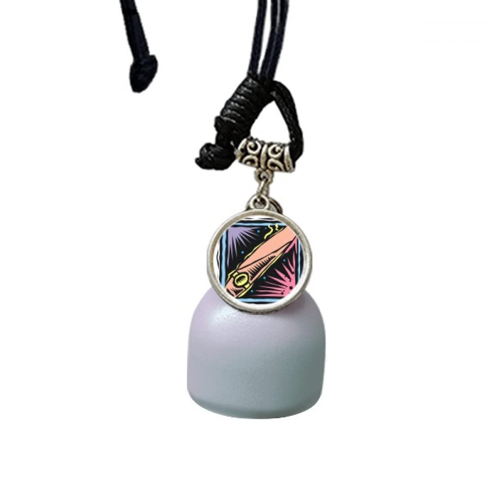 Montre carillon éolien mexicain gravé, pendentif de voiture et déco auto