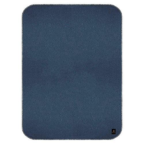 Thick Alpaca Wool Blanket Heavyweight Alpaca Wool Blanket Camping Outdoors Indoors Soft Peruvian Alpaca Wool Blankets That Come In Twin Queen King Travel Sizes Fit Any Need (Steel Blue, Travel Size) #TOP25