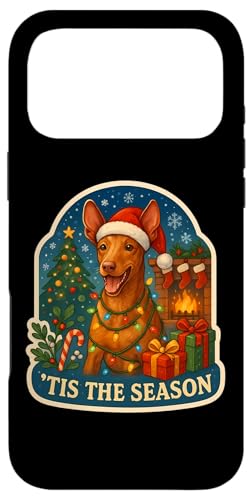 Tis The Season Cirnecho dell'Etna 犬 クリスマス ママ お父さん クリスマス スマホケース iPhone 17 Pro Max 用