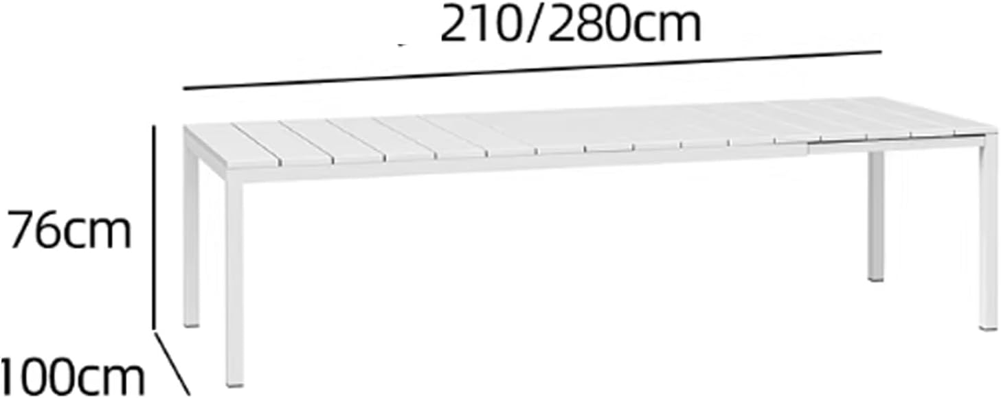 7 Piece Patio Dining Set for 6, Outdoor Table & Chairs with Umbrella Hole, All-Weather Furniture Conversation for Lawn Pool Backyard(K)