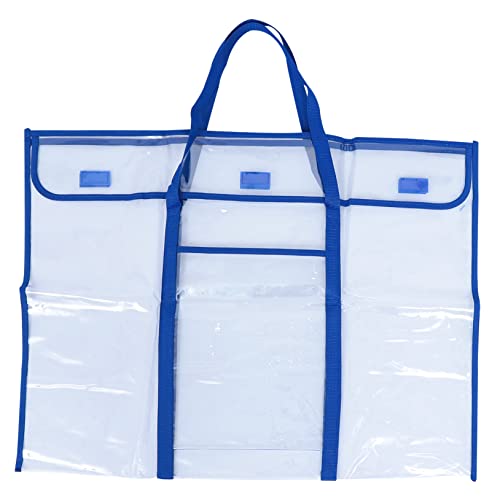 Sac de rangement transparent avec bandoulière durable pour la protection de vos affiches