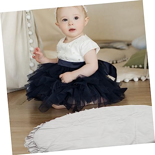 Beatifufu Kruipendeken Tapijten Voor Kinderen Baby Vloer Speelkleed Peuter Tapijt Kinderkamer Tapijten Zachte Kruipende Mat Game Deken Voor Kinderen Stof Lichtgrijs Baby Spelen Tapijt Baby - Afbeelding 3
