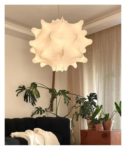 Lustre moderne en soie contre la lumière agressive - Suspension style français