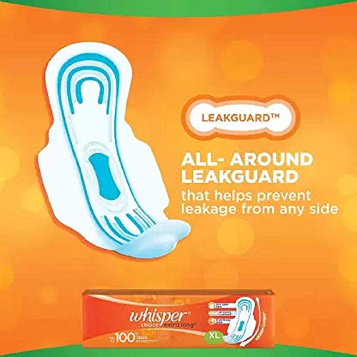 Whisper Choice ultra Extra Large 20+20 Sanitary Pad (Pack of 2)
