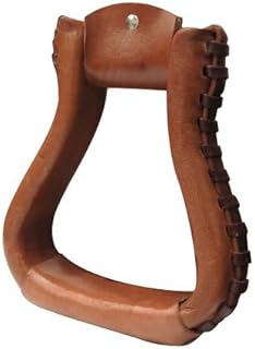 Showman Â® Pony Leather Wrapped Stirrups (Medium)