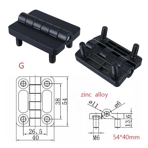 Charnière de porte boîtier commande interrupteur alimentation G articulation fluide - 3