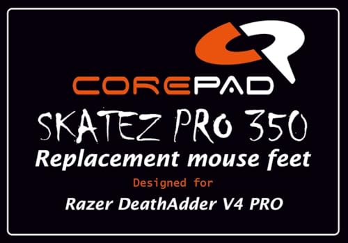 Corepad Skatez PRO Razer DeathAdder V4 PRO用マウスソール 2set PTFE100%【国内正規品】 (PRO)