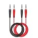 DollaTek 2Pcs P1041 4mm Bananenstecker auf Bananenstecker Multimeter Testkabel elektronische Messleitungen Verlängerung - Rot + Schwarz 4m Schwarz günstig Kaufen-DollaTek 2Pcs P1041 4mm Bananenstecker auf Bananenstecker Multimeter Testkabel elektronische Messleitungen Verlängerung - Rot + Schwarz