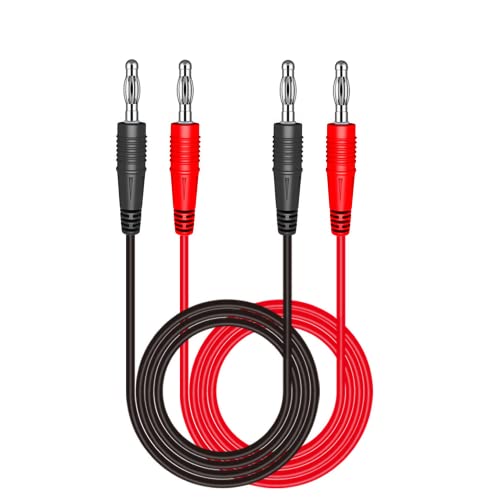 Câble de test électrique souple à fiches banane empilables 4mm pour multimètre - Chine Câble banane, fiche banane 4 mm