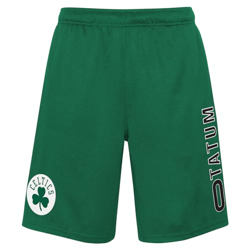 verde Outerstuff NBA Boston Celtics Jayson Tatum #0 - Pantaloncini da basket, colore: Verde, verde, XL