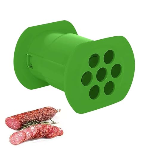 Cevapcici Press Sausage Filler Manual Press Hot Dog Maker for 7 Sausages, Manual Cevapcii Press Machine, Barbecue Grill Tools, Kitchen Tool for Beginners in the Kitchen