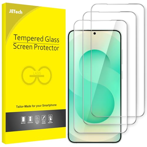 JETech Schutzfolie für Samsung Galaxy S25+ / S25 Plus 5G Gehärtete Glas Displayschutz Fingerabdruck ID Kompatibel HD Klar 3 Stück