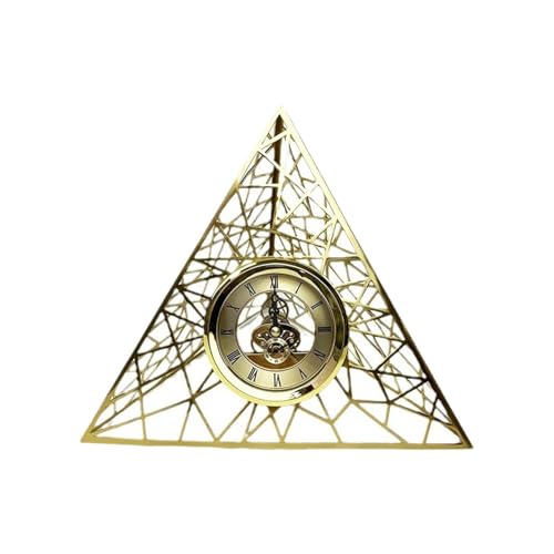 Reloj de metal triangular de bajo ruido con maquinaria silenciosa continua 3