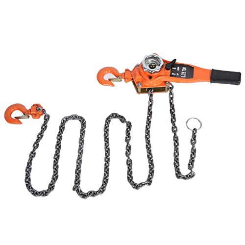 0.75t 3meters Chain Block Hoist Ratchet Lever Pulley Lifting Manganese Steel Alloy Steel Forging Hook