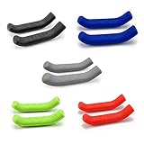 Hechas de suave silicona antideslizante y resistente a la abrasión que garantiza un buen agarre de las manetas de freno.