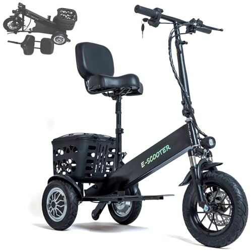 3 Wheel Mobility Scooters for Seniors, 3 Wheel Electric Scooter for Adults,...