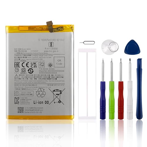 SwarKing Batería de repuesto compatible con Redmi 10 5G (no apta para Redmi 10) BN5H con kit de herramientas