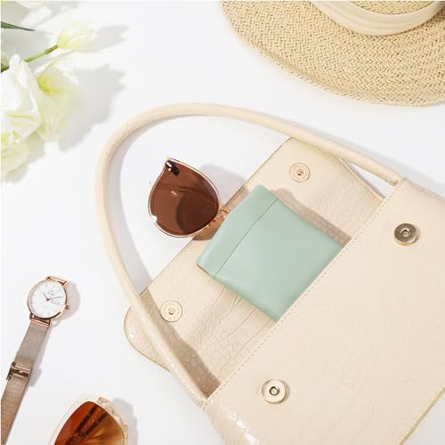 Image of 4Pcs Squeeze Top Glasses Case, Glasses Cases Soft, Portable Sunglass Case Soft Leather Eyeglass Case for Women Men Kid