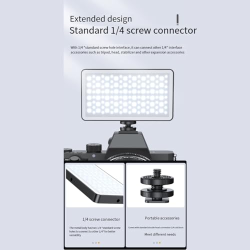 Image of RGB LED Video Fill Light 4000Mah Battery Rechargeable Video Light Used for Photography Video Live Fill Easy to Use