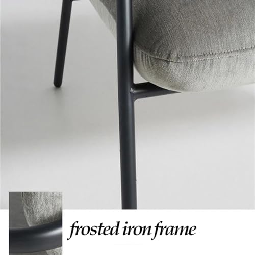 Fauteuil de chambre de style minimaliste en fer forgé durable